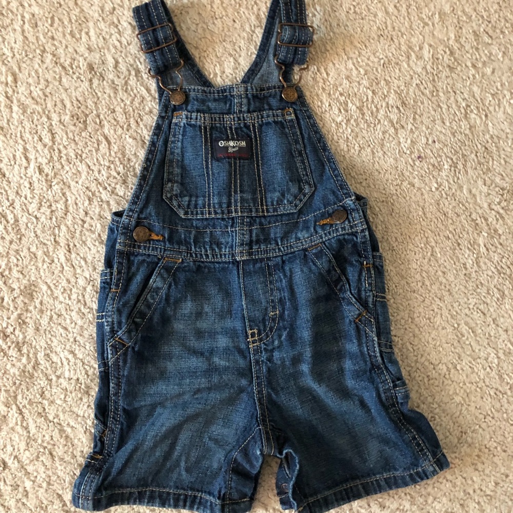 Oshkosh B’gosh denim overall shorts - 18month